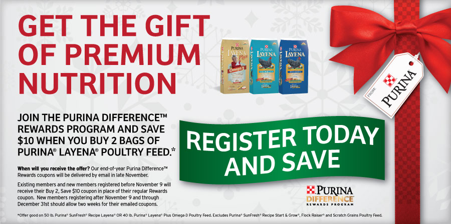 Save $10 on Purina Layena Feed - New Braunfels Feed & Supply