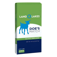 Land O’ Lakes Does Match Kid Milk Replacer. Animal health product. Multi size product containers.