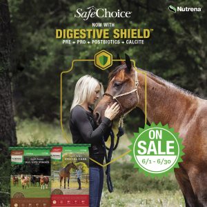 June 2024 SafeChoice Horse Feed Special at New Braunfels Feed