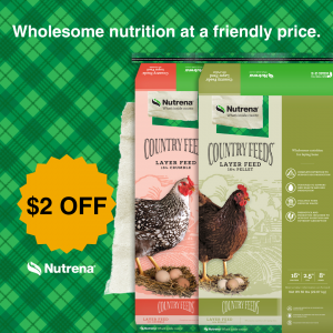 Nutrena Country Feeds on Sale $2 Off